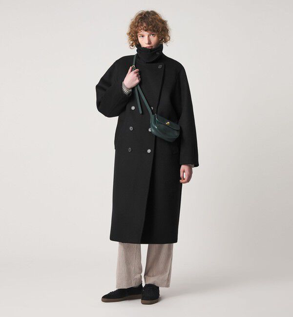 STEVEN ALAN「＜Steven Alan＞ダブル ブレスト ロングコート」|その他|BLACK