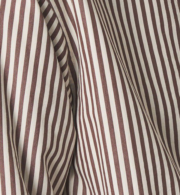 STEVEN ALAN「＜Steven Alan＞コットン キュプラ ストライプ フード シャツ」|シャツ・ブラウス|