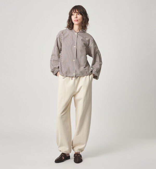 STEVEN ALAN「＜Steven Alan＞コットン キュプラ ストライプ フード シャツ」|シャツ・ブラウス|