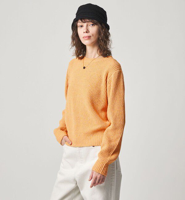 STEVEN ALAN「＜Steven Alan＞ブークレヤーン ニット プルオーバー」|ニット・セーター|YELLOW