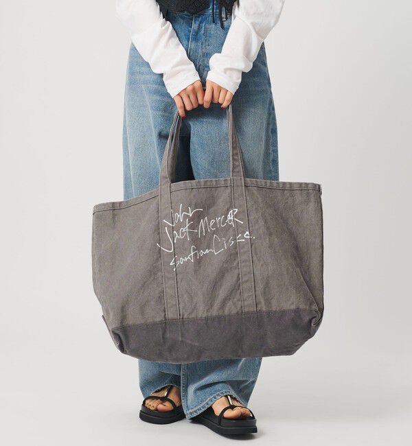 BEAUTY&YOUTH UNITED ARROWS「【別注】＜J.J. mercer＞キャンバス ウォッシュド トートバッグ」|トートバッグ|