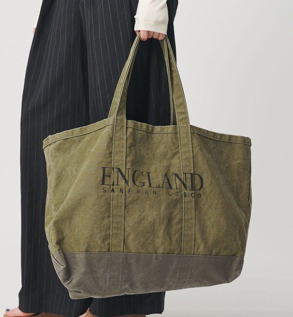 BEAUTY&YOUTH UNITED ARROWS「【別注】＜J.J. mercer＞キャンバス ウォッシュド トートバッグ」|トートバッグ|OLIVE