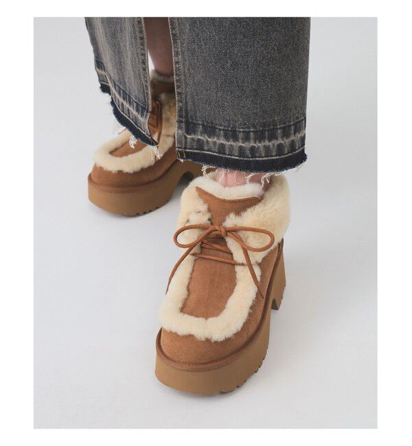 Ray BEAMS 「UGG(R) / ESMEE LACE UP」|ロングブーツ|