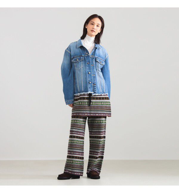 Demi-Luxe BEAMS 「INSCRIRE / フェアアイル ミニ スカート」|スカート|