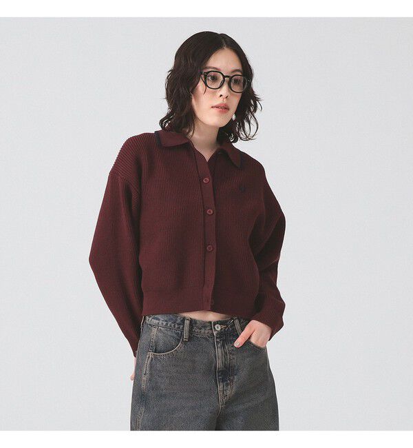 別注】FRED PERRY / Tipped Collar Cardigan（Ray BEAMS ）｜ルミネの