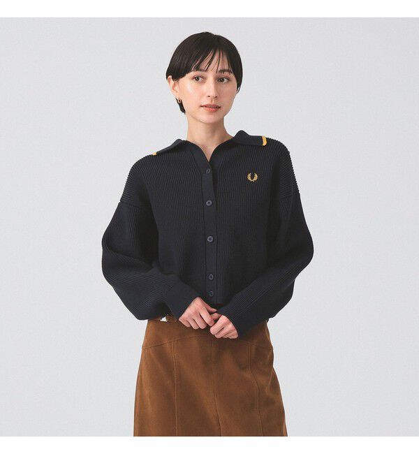 別注】FRED PERRY / Tipped Collar Cardigan（Ray BEAMS ）｜ルミネの