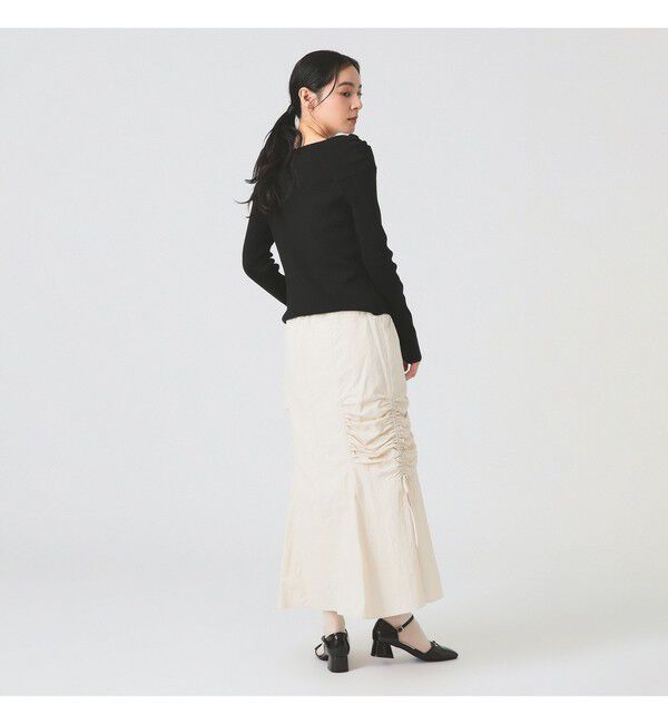 Ray BEAMS 「サイド ギャザー マーメイド スカート」|スカート|