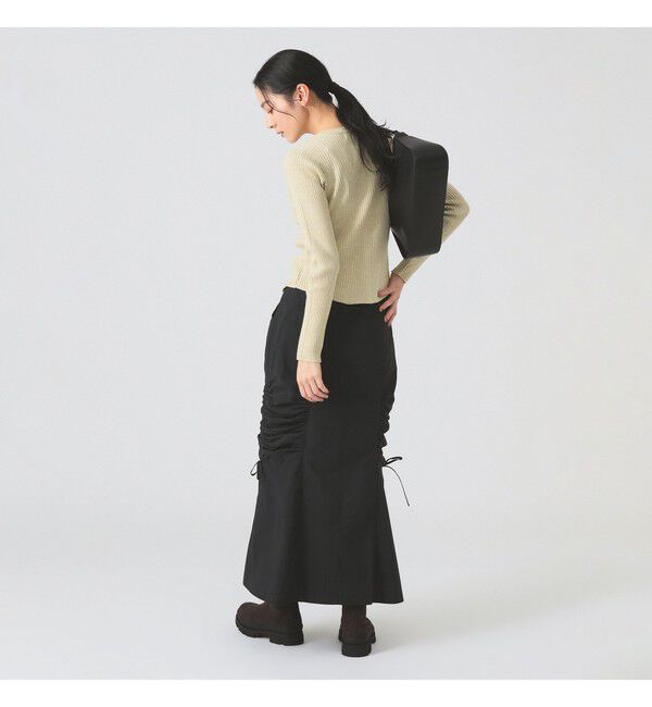 Ray BEAMS 「サイド ギャザー マーメイド スカート」|スカート|