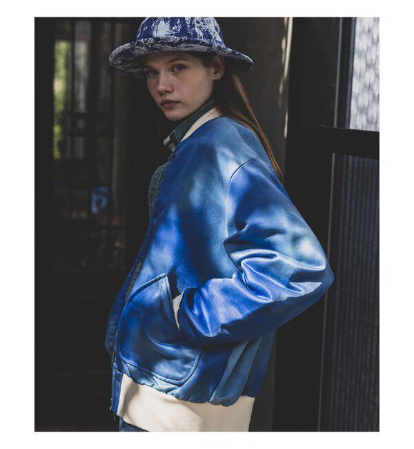 BEAMS PLUS「MIL Hat Herringbone on Paint Print」|その他|