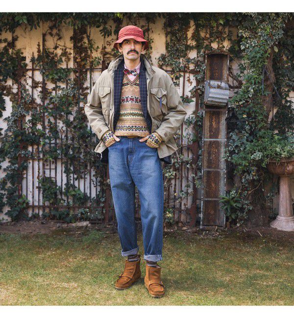 BEAMS PLUS「【別注】Jamieson&rsquo;s / Fairsile V-Neck Knit Vest」|ニット・セーター|