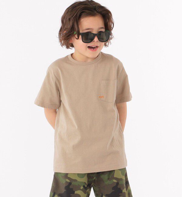 SHIPS KIDS「【WEB限定】SHIPS KIDS:100～160cm /〈家族おそろい〉SHIPS マイクロロゴ TEE」|Tシャツ・カットソー|