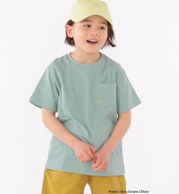 SHIPS KIDS「【WEB限定】SHIPS KIDS:100～160cm /〈家族おそろい〉SHIPS マイクロロゴ TEE」|Tシャツ・カットソー|