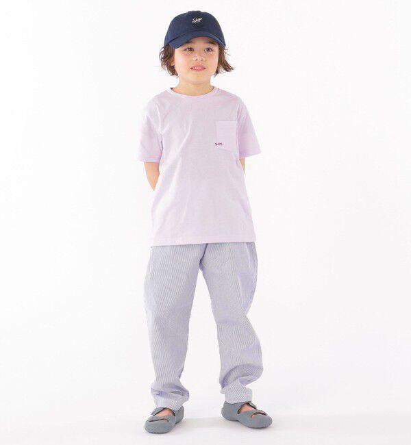 SHIPS KIDS「【WEB限定】SHIPS KIDS:100～160cm /〈家族おそろい〉SHIPS マイクロロゴ TEE」|Tシャツ・カットソー|