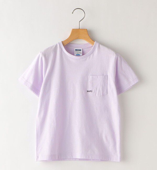SHIPS KIDS「【WEB限定】SHIPS KIDS:100～160cm /〈家族おそろい〉SHIPS マイクロロゴ TEE」|Tシャツ・カットソー|