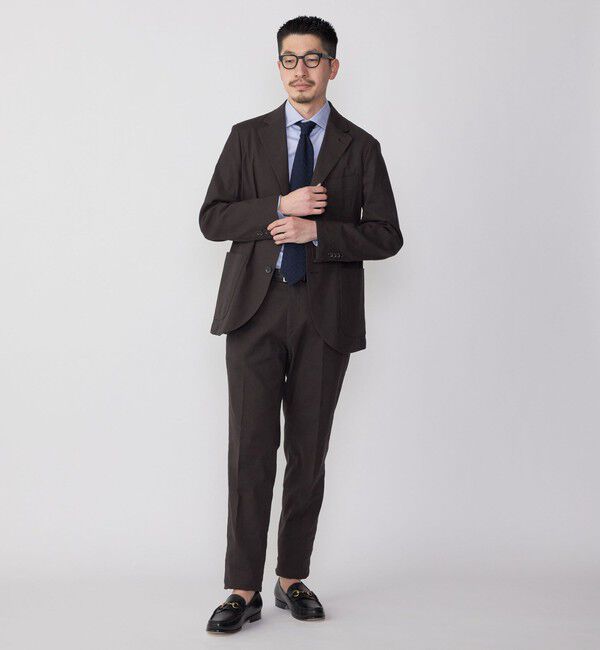 SHIPS「SHIPS:〈セットアップ対応/手洗い可能〉 イージー リネン ストレッチ ジャケット」|テーラードジャケット|