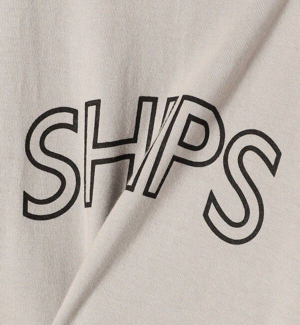 SHIPS for women「《一部追加予約》【WEB限定】 SHIPS ラウンド プリント ロゴ TEE」|Tシャツ・カットソー|