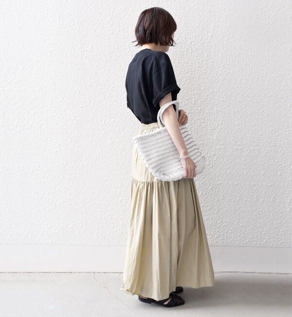 SHIPS for women「《一部追加予約》【WEB限定】 SHIPS ラウンド プリント ロゴ TEE」|Tシャツ・カットソー|