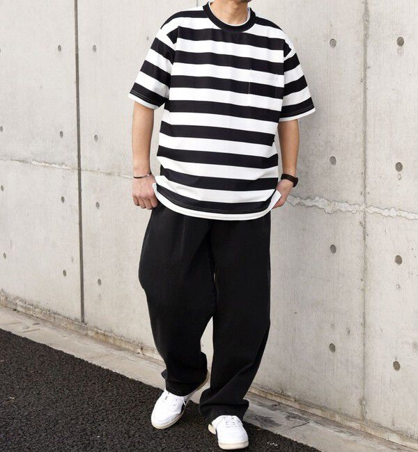 SHIPS any「SHIPS any: 〈吸水・速乾・ストレッチ〉 フェイク レイヤード Tシャツ 24SS◇」|Tシャツ・カットソー|