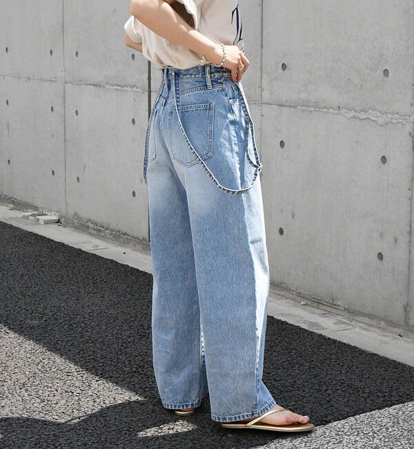 SHIPS any「《追加予約》bon_meur:〈洗濯機可能〉コクーン シルエット デニム パンツ」|デニム|