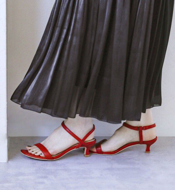 quaranciel「quaranciel: ストラップ ヒール サンダル」|サンダル|