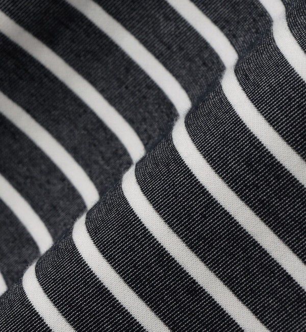 SHIPS any「SHIPS any: ソリッド / ボーダー スウェットライク Tシャツ (ロンT)◇」|Tシャツ・カットソー|