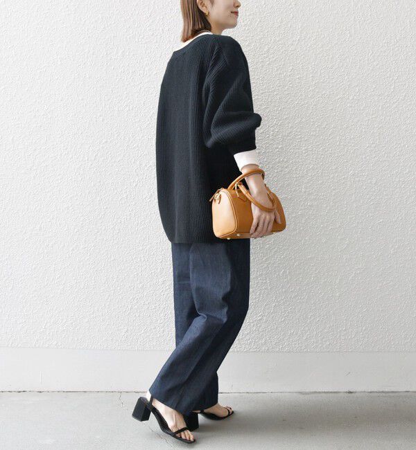 SHIPS any「SHIPS any: AQUA カシミヤ ミックス ボートネック ニット プルオーバー」|ニット・セーター|