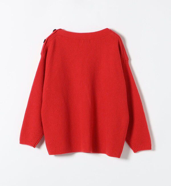 SHIPS any「SHIPS any: AQUA カシミヤ ミックス ボートネック ニット プルオーバー」|ニット・セーター|