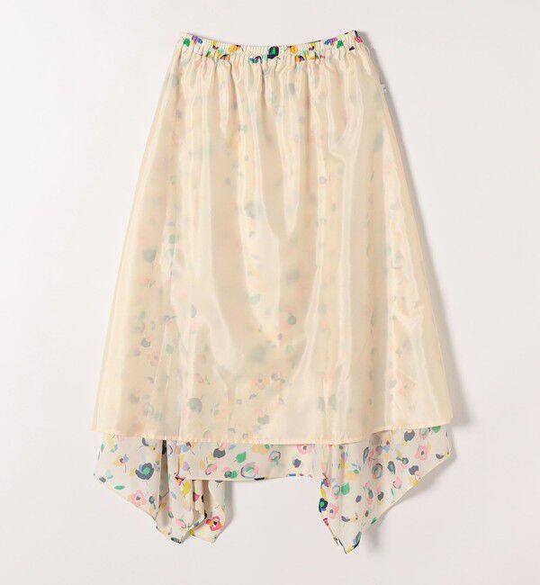 SHIPS any「SHIPS any:〈洗濯機可能〉SPRINTEX フラワー プリント ギャザー スカート」|スカート|