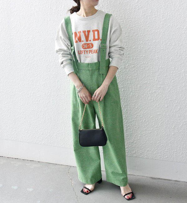 SHIPS any「SHIPS any:〈手洗い可能〉ネップヤーン サスペンダー パンツ」|その他|