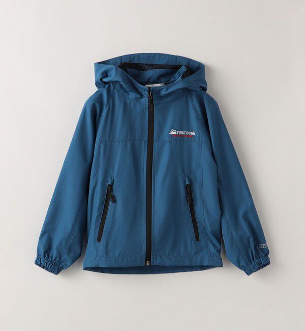 SHIPS Colors 「【SHIPS Colors別注】FIRSTDOWN:ライト ジップ パーカー(90～140cm)」|ブルゾン・スタジャン|ブルー