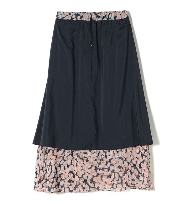 SHIPS for women「〈手洗い可能〉フラワー プリント ティアード スカート 24SS ◇」|スカート|