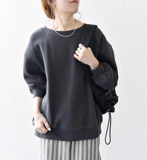 SHIPS any「SHIPS any:〈手洗い可能〉サカリバ ボリューム スリーブ ビッグ プルオーバー」|Tシャツ・カットソー|