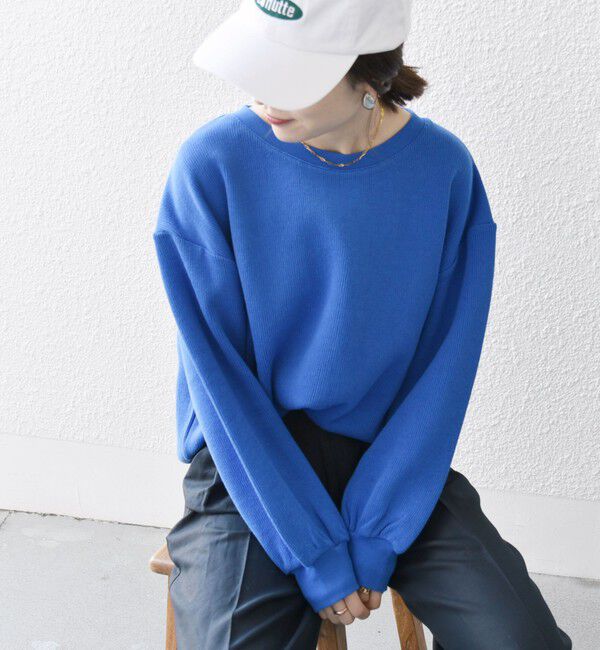 SHIPS any「SHIPS any:〈手洗い可能〉サカリバ ボリューム スリーブ ビッグ プルオーバー」|Tシャツ・カットソー|