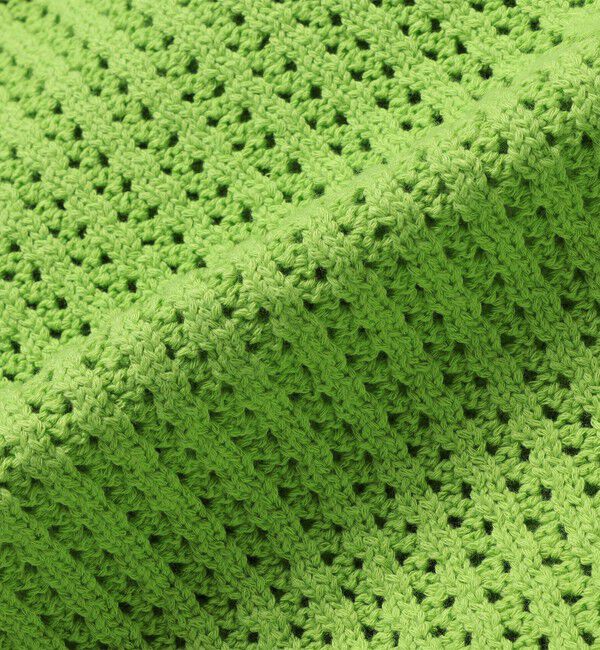 SHIPS any「SHIPS any: メッシュ ルーズ クルーネック ニット プルオーバー」|ニット・セーター|