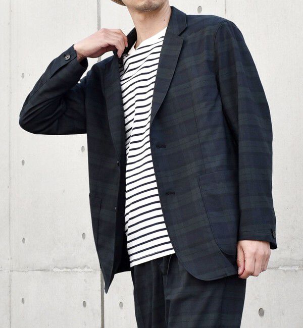 SHIPS any「SHIPS any: 〈接触冷感・遮熱等〉ハイブリッドリネン ジャケット (セットアップ対応)」|テーラードジャケット|