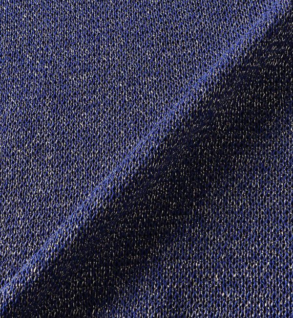 SHIPS for women「〈手洗い可能〉ラメ混 ペーパー 編地 コンビ プルオーバー ◇」|ニット・セーター|