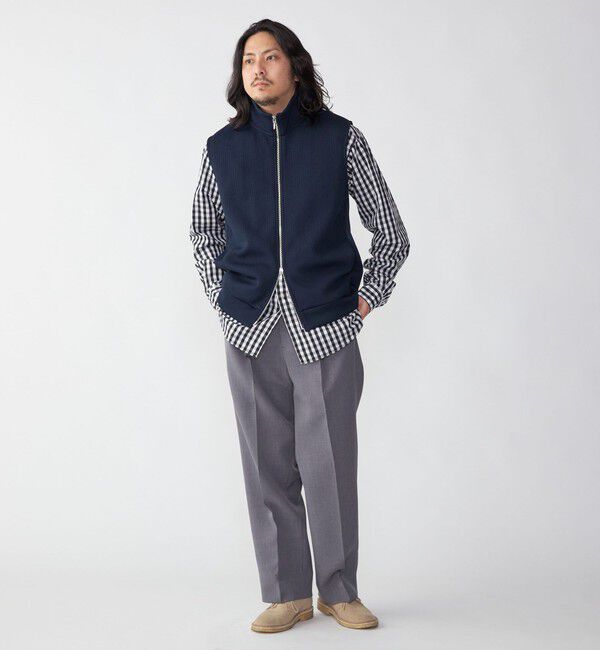 SHIPS「SHIPS: クォーターゲージ ハイジップ ベスト」|ダウンベスト・ベスト|