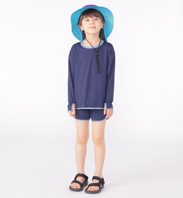 SHIPS KIDS「SHIPS KIDS:90～130cm / 無地 スイム ボクサー ショーツ」|ショーツ|