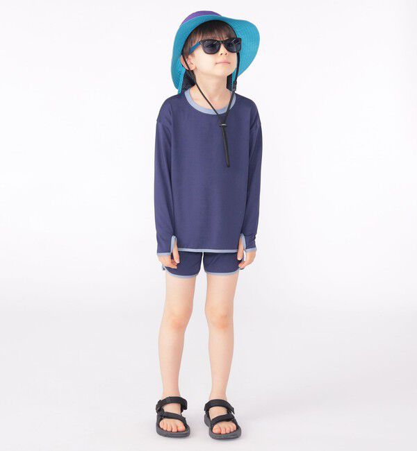 SHIPS KIDS「SHIPS KIDS:90～130cm / 無地 スイム ボクサー ショーツ」|ショーツ|