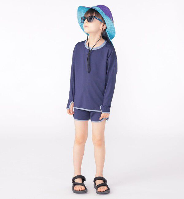 SHIPS KIDS「SHIPS KIDS:90～130cm / 無地 スイム ボクサー ショーツ」|ショーツ|