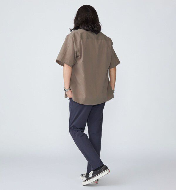 SHIPS「SHIPS:〈吸水速乾〉Micro Dot Air(R) レギュラーカラー ショートスリーブ シャツ」|シャツ・ブラウス|