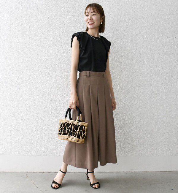 SHIPS any「SHIPS any:〈洗濯機可能〉オックス キュロット パンツ」|キュロット|