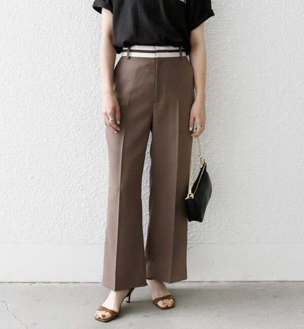 SHIPS any「SHIPS any:〈洗濯機可能〉オックス ウエスト ライン パンツ」|その他|