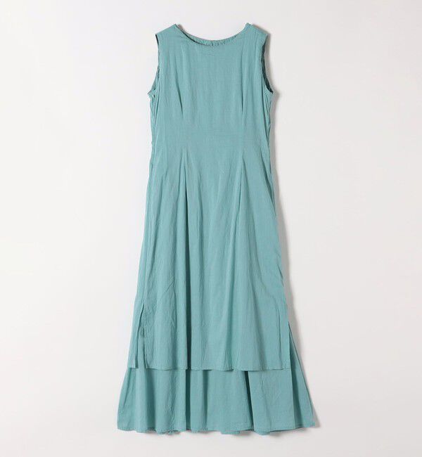 SHIPS any「【WEB限定】SHIPS any: ハンドスモッキング  コットン フレア ノースリーブ ワンピース」|ワンピース|