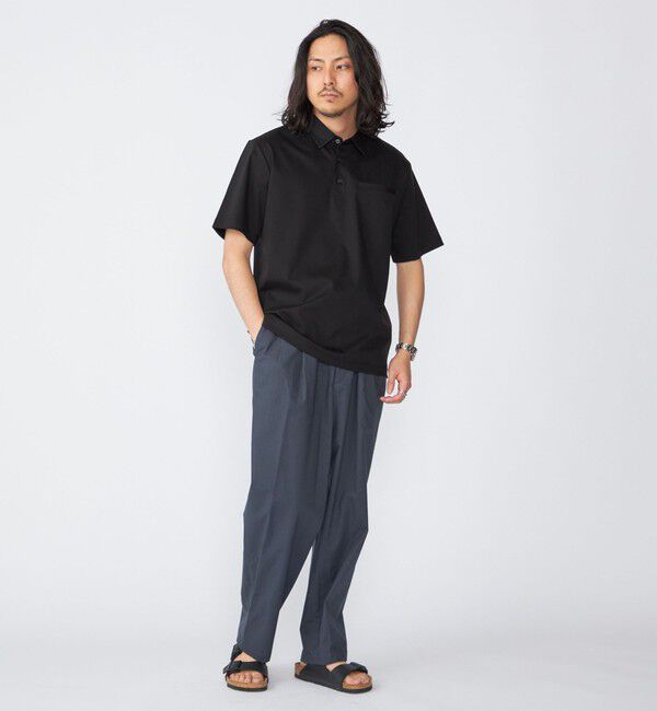 SHIPS「【SHIPS別注】FANTASTICDAYS: 2プリーツ コットン テーパードパンツ」|スラックス|