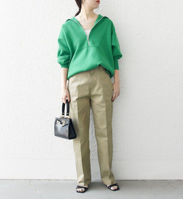 SHIPS any「《一部追加予約》【WEB限定】SHIPS any:〈手洗い可能〉ハーフ ジップ ハイネック プルオーバー」|ニット・セーター|