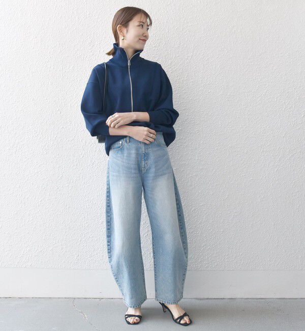 SHIPS any「《一部追加予約》【WEB限定】SHIPS any:〈手洗い可能〉ハーフ ジップ ハイネック プルオーバー」|ニット・セーター|