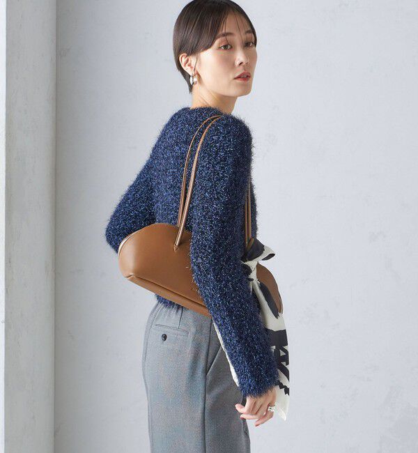 SHIPS for women「〈手洗い可能〉ラメ ニット 配色 カーディガン」|カーディガン|