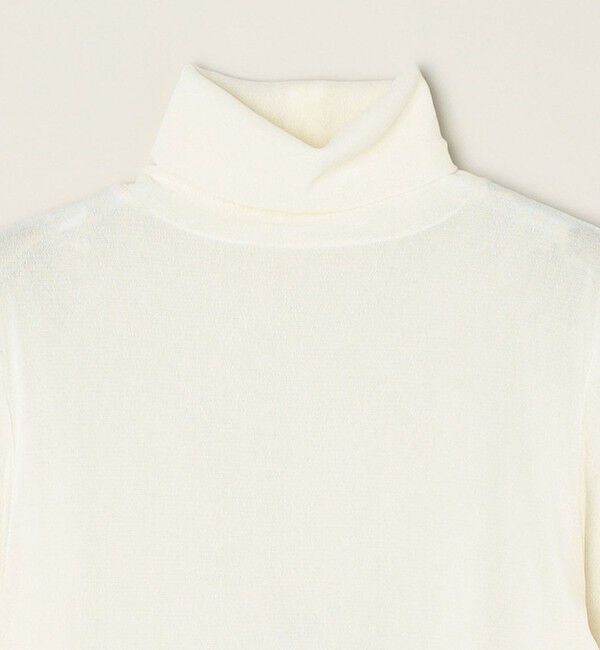 quaranciel「quaranciel:〈洗濯機可能〉フロッキー シアー タートル ネック 2」|Tシャツ・カットソー|