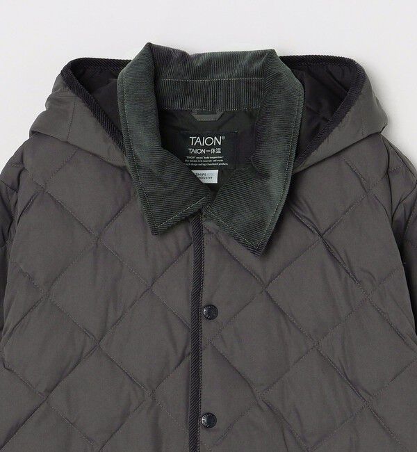 SHIPS any「【SHIPS any別注】TAION: 〈手洗い可能〉ダイヤキルト ダウン ハーフコート◇」|ダウン|